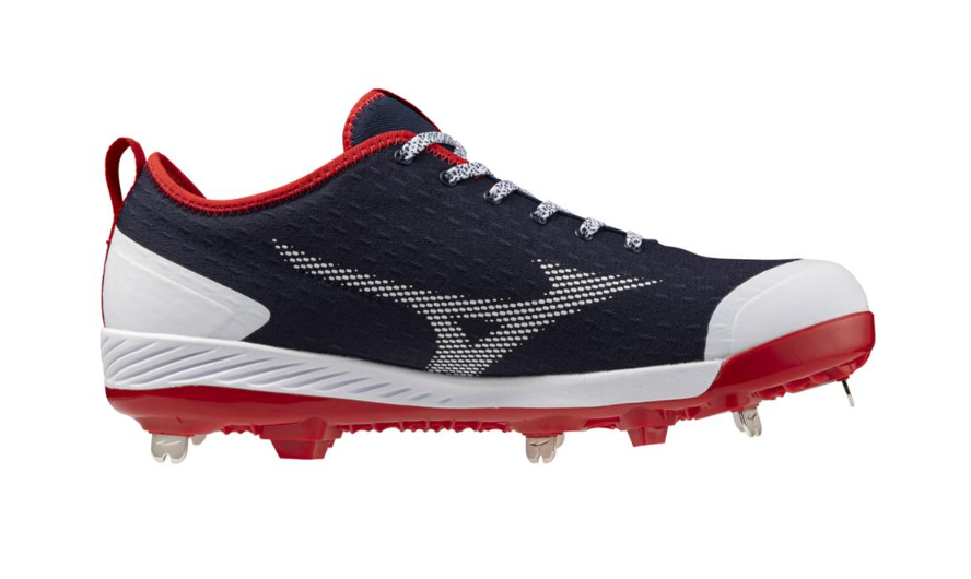 Mizuno Dominant 4 Laag Marine/Rood/Wit