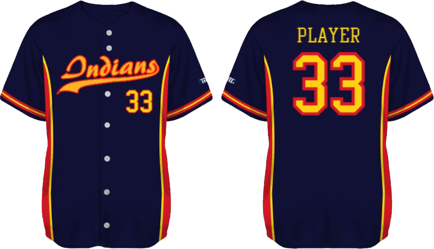 Aichelberg Indians Jersey: Flatback Mesh