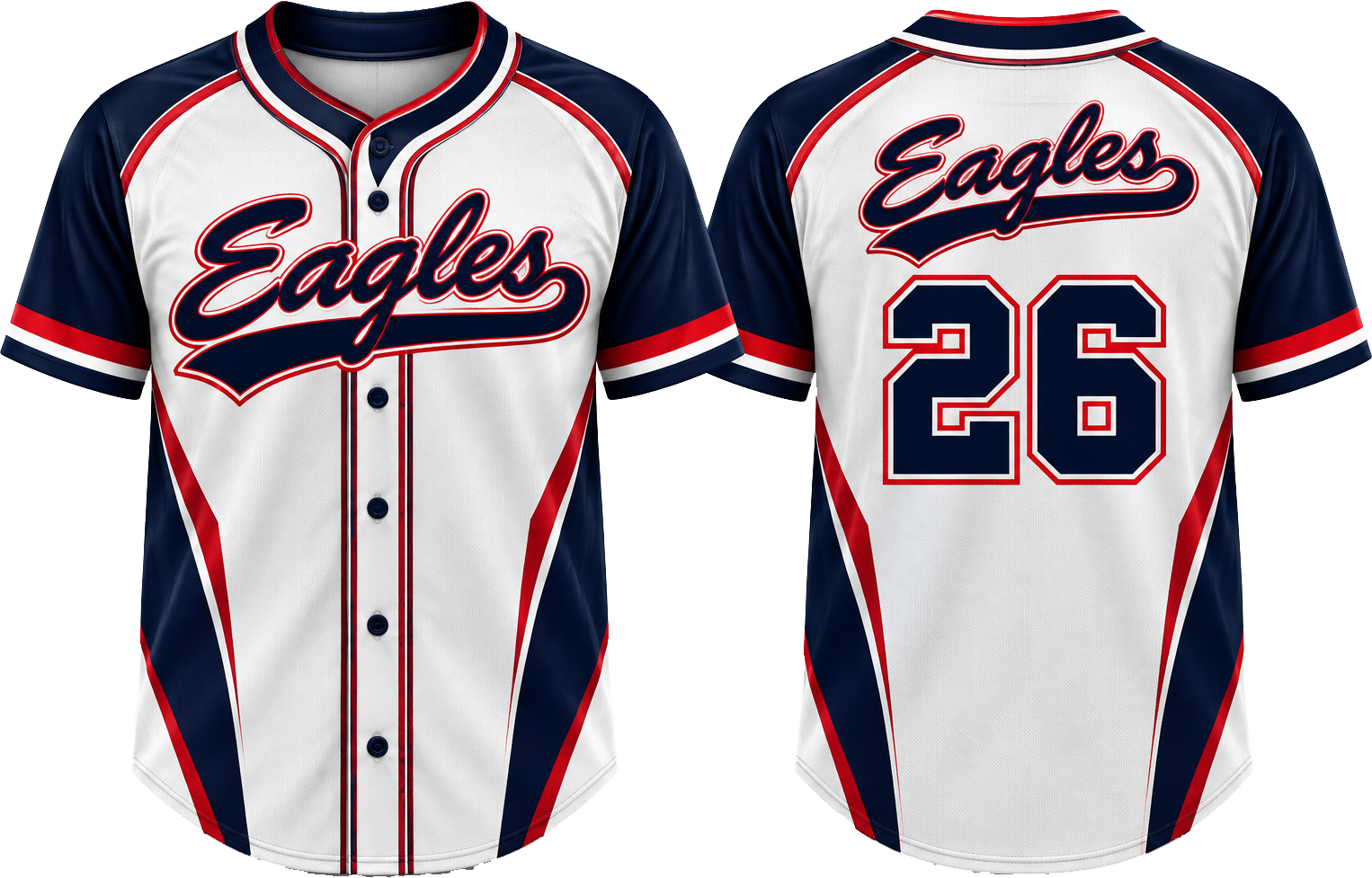 Antwerp Eagles Alternate Jersey, Flatback Mesh