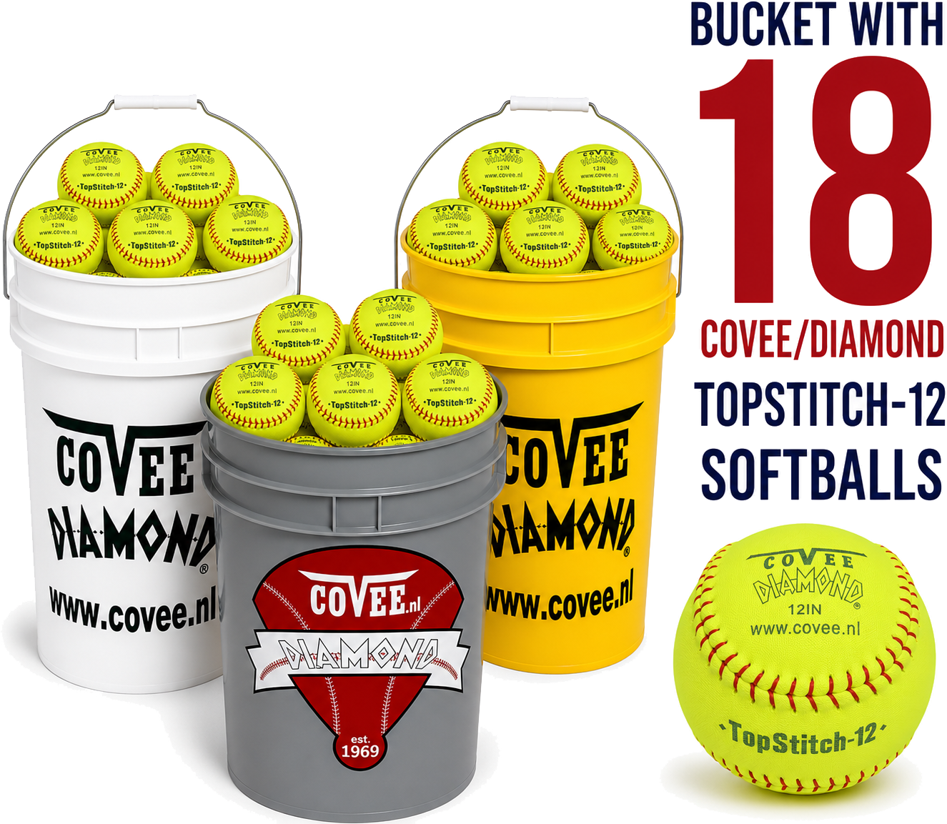 Covee/Diamond TopStitch-12 (Bucket/18)