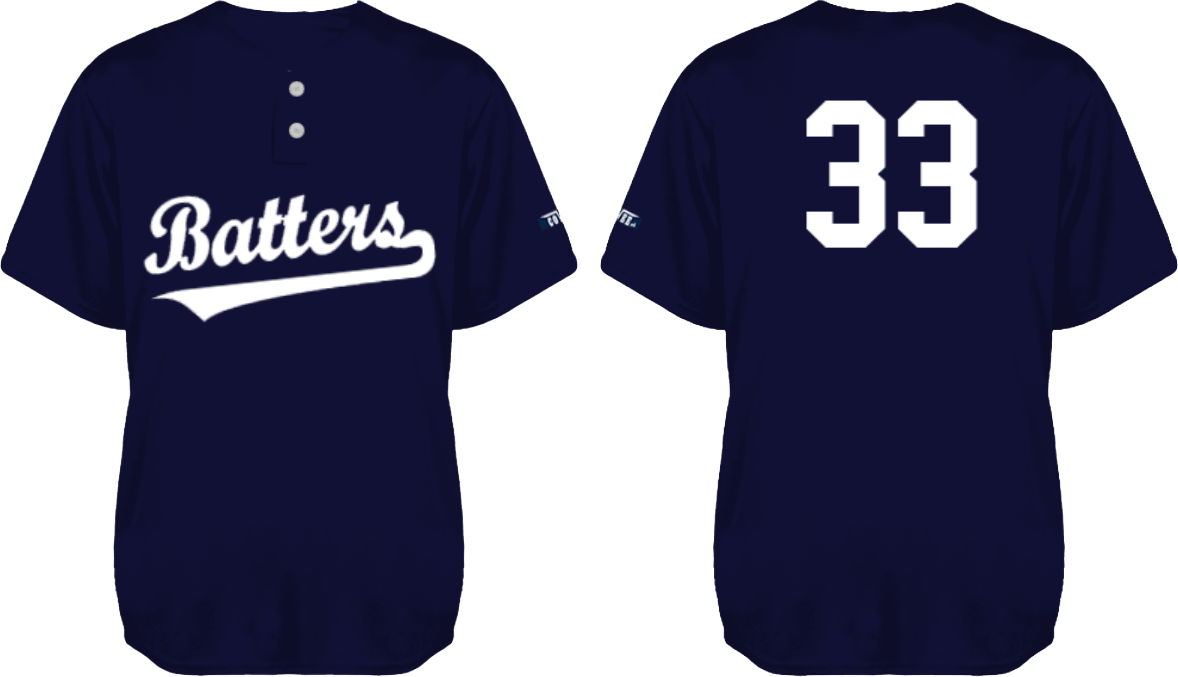 Maglia da battuta Softball: Maglia Flatback