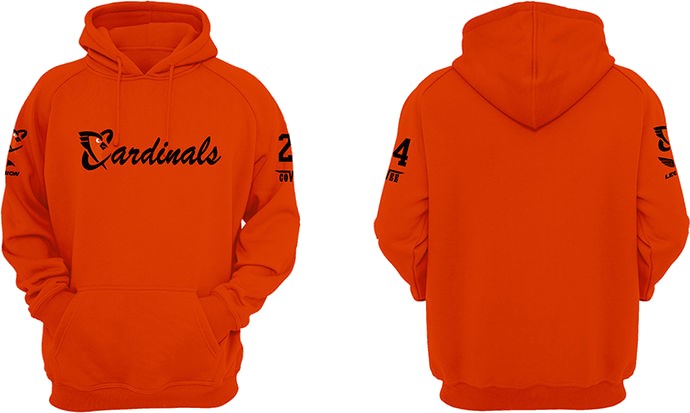 Cardinals Oss Hoodie: Orange