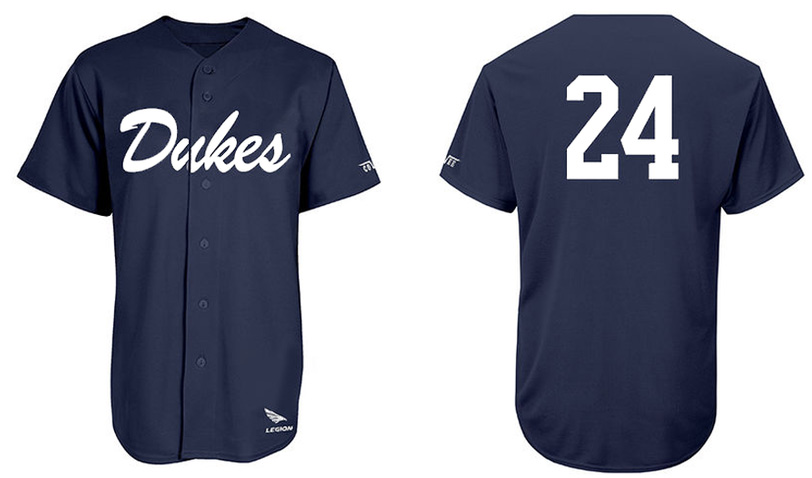 Dresden Dukes Jersey: Flatback Mesh