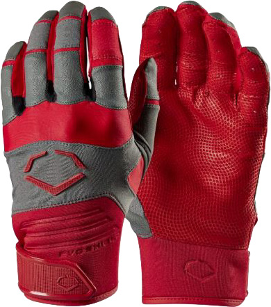 Evoshield Aggressor Batting Gloves Red