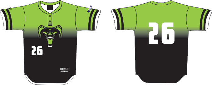 Grizzlies Shirt, 2-Knoopjes: Flatback Mesh