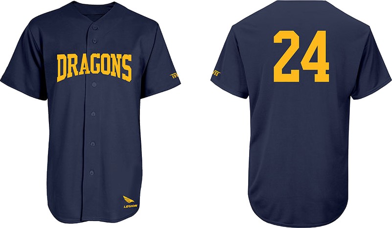 Houten Dragons Shirt: Blokletters