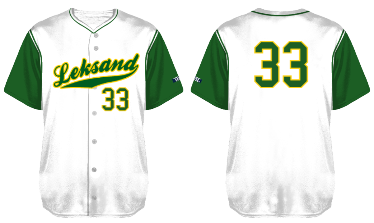 Leksand Jersey, White: Flatback Mesh