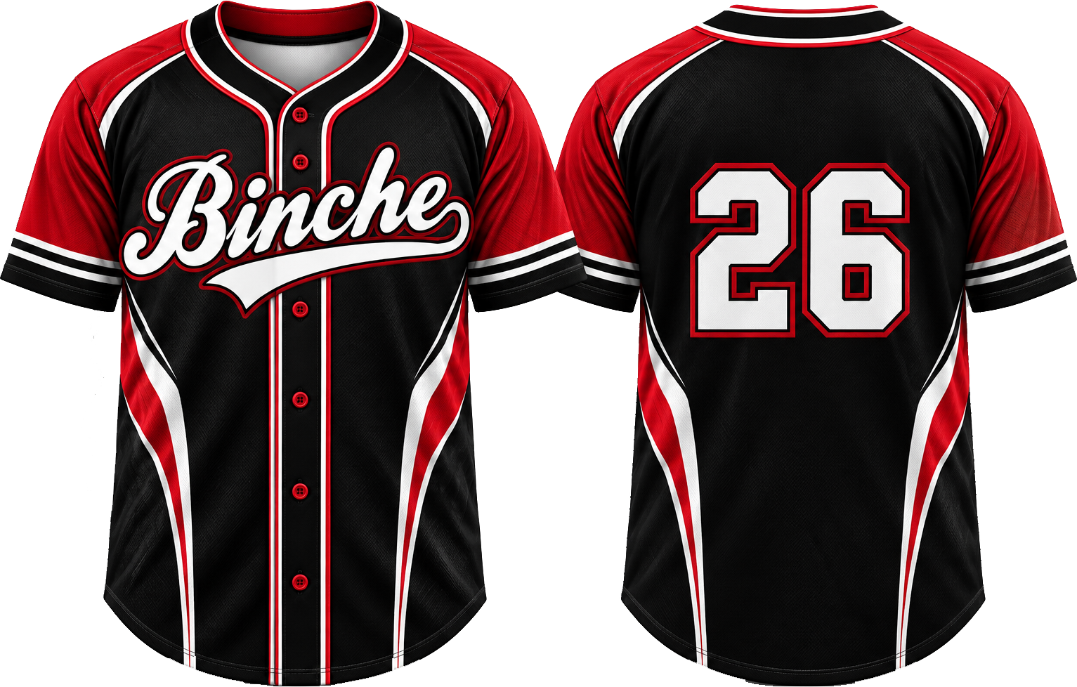 Binche Guardians Alternate Jersey, Flatback Mesh