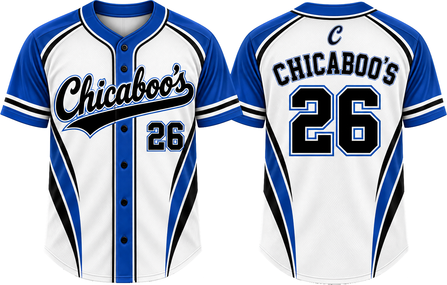 Chicaboos Alternate Jersey, Flatback Mesh