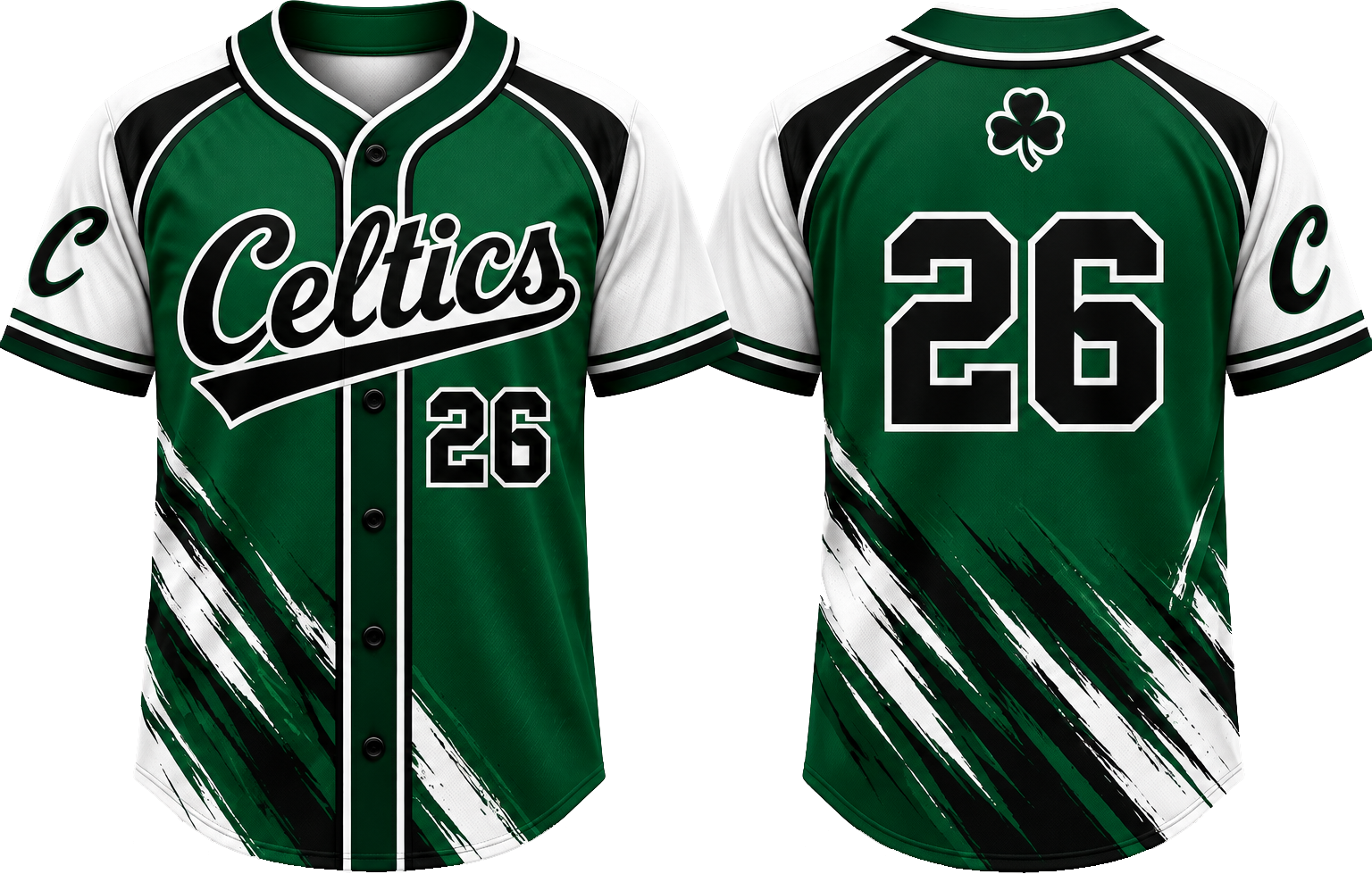 Tournai Celtics Alternate Jersey, Flatback Mesh