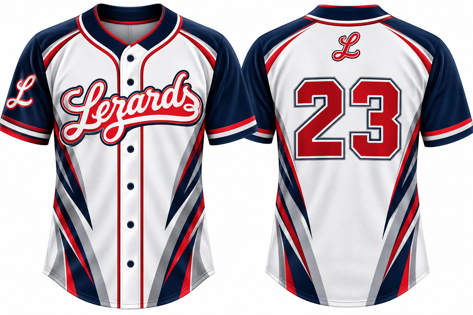 Loire Lezards Alternate Jersey, Flatback Mesh