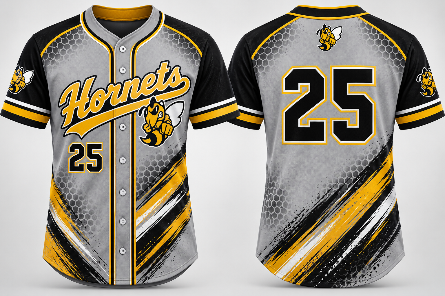 Oldenburg Hornets Alternate Jersey, Flatback Mesh