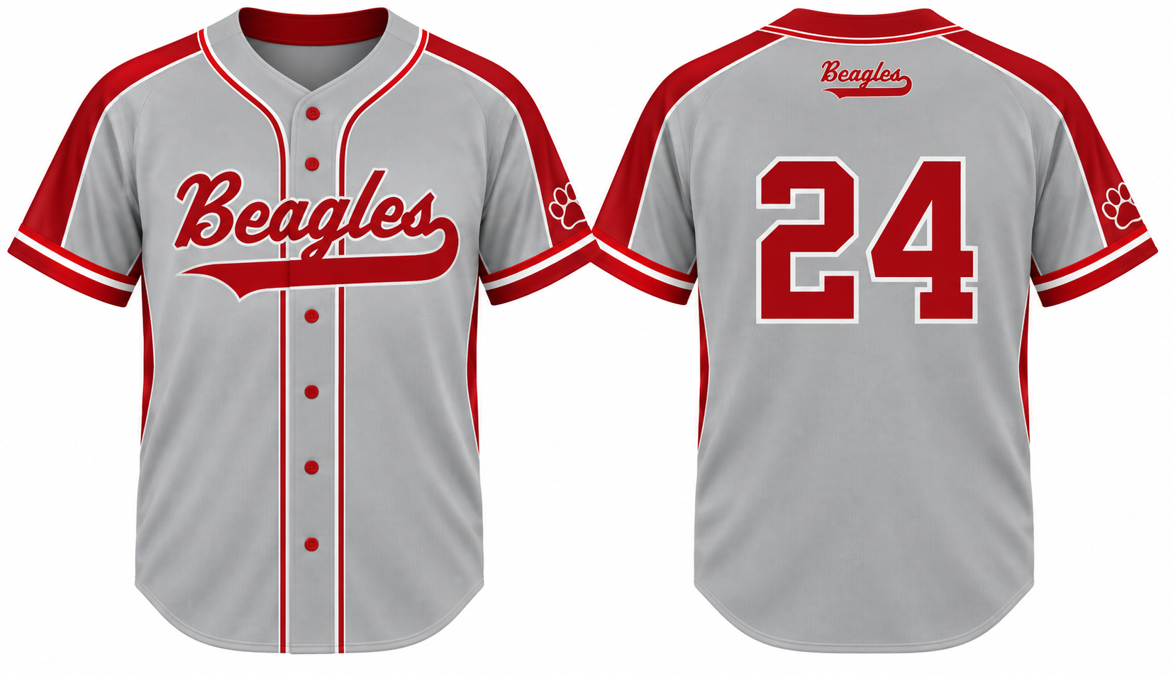 Beagles Alternate Jersey, Flatback Mesh
