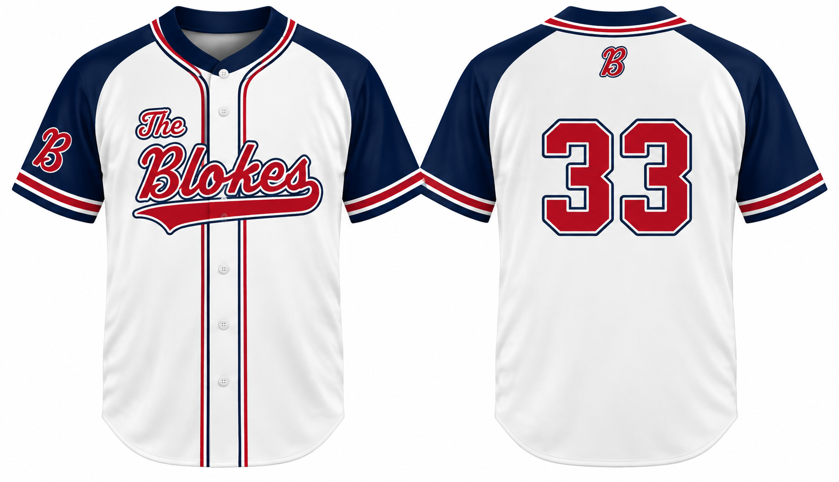 Blokes Alternate Jersey, Flatback Mesh