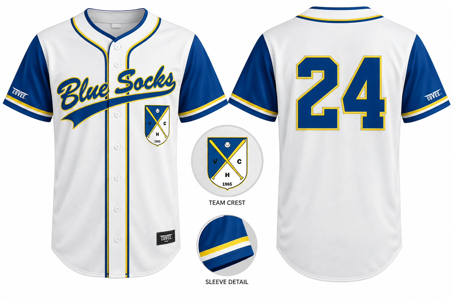 Blue Socks Alternate Jersey, Flatback Mesh