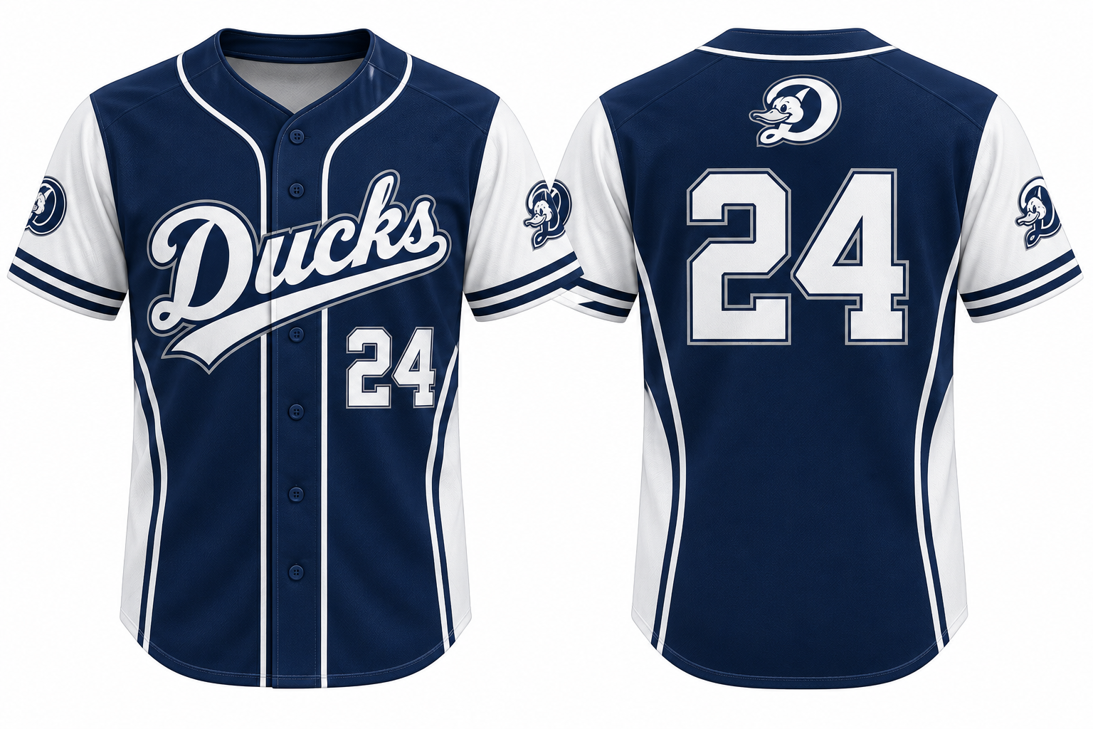 Ducks Alternate Jersey, Flatback Mesh