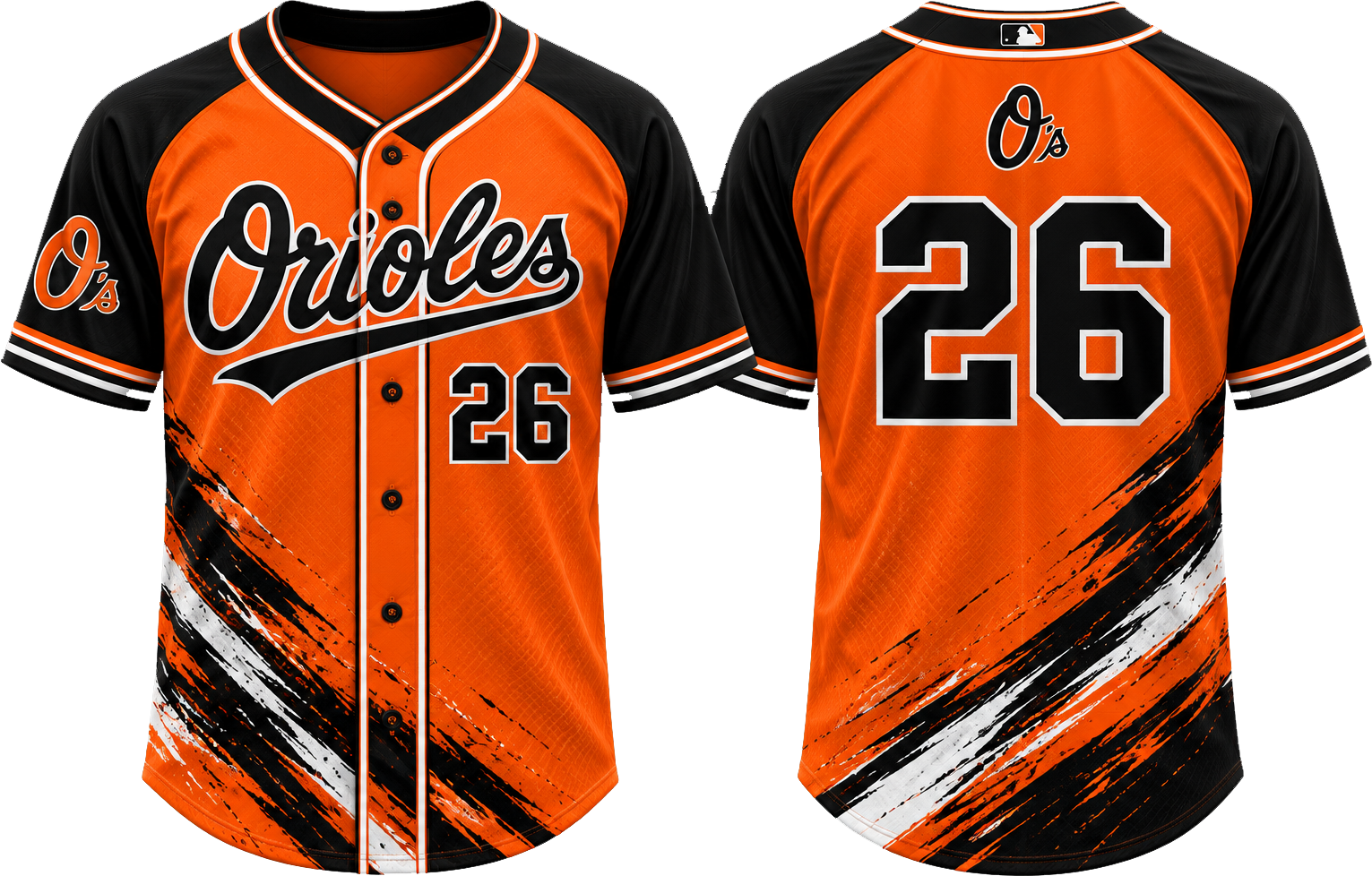 Orioles Alternate Jersey 2, Flatback Mesh