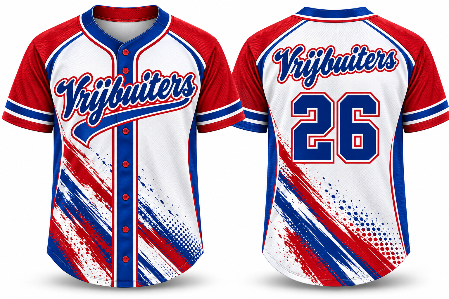 Vrijbuiters Alternate Jersey, Flatback Mesh