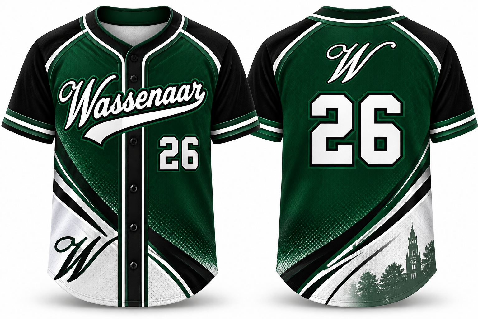 Wassenaar Alternate Jersey, Flatback Mesh