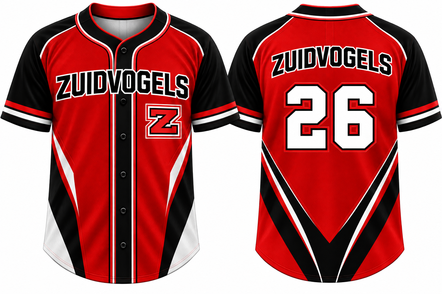 Zuidvogels Alternate Jersey, Flatback Mesh