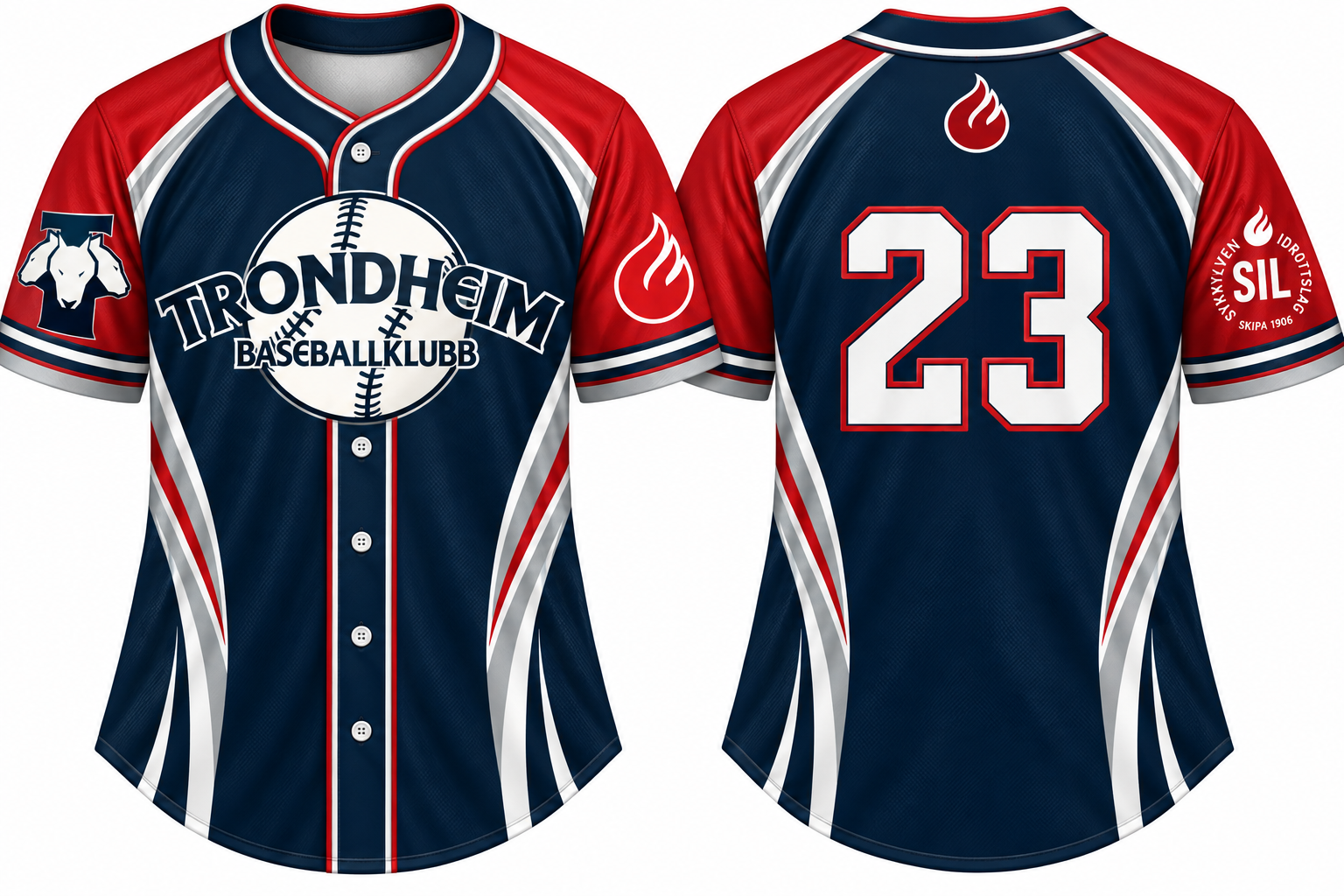 Trondheim Alternate Jersey, Flatback Mesh