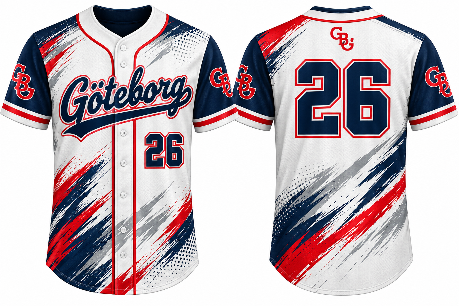 Göteborg Alternate Jersey, Flatback Mesh
