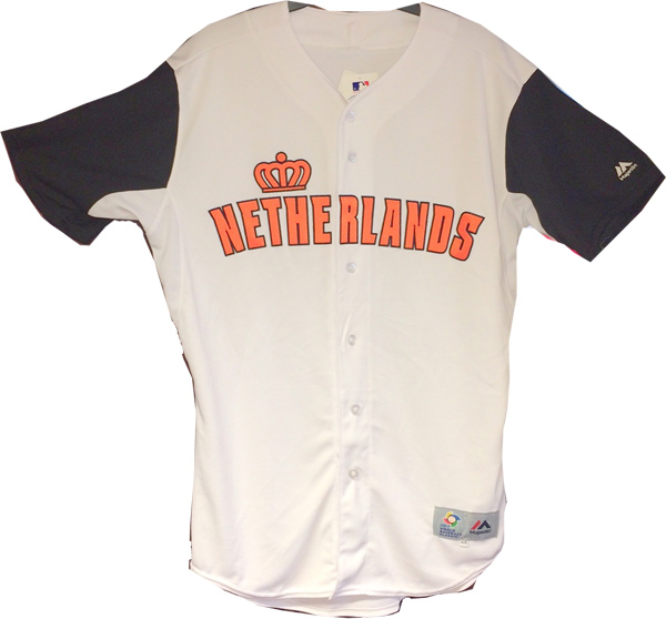 Netherlands WBC 2017 Jersey White