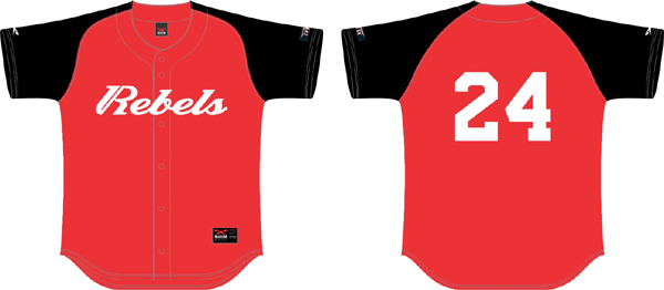 Nottingham Rebels Shirt Flatback Mesh