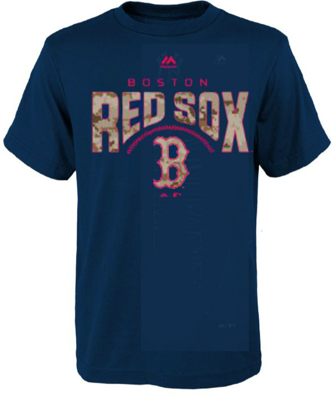 Maglietta Digi Camo: Red Sox