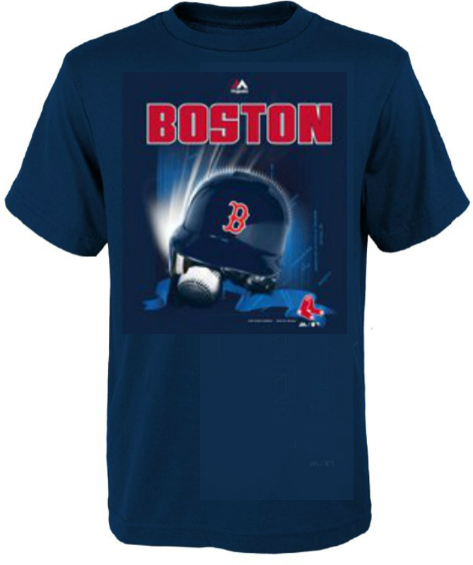 Maglietta Kinetic Helmet Kids: Red Sox