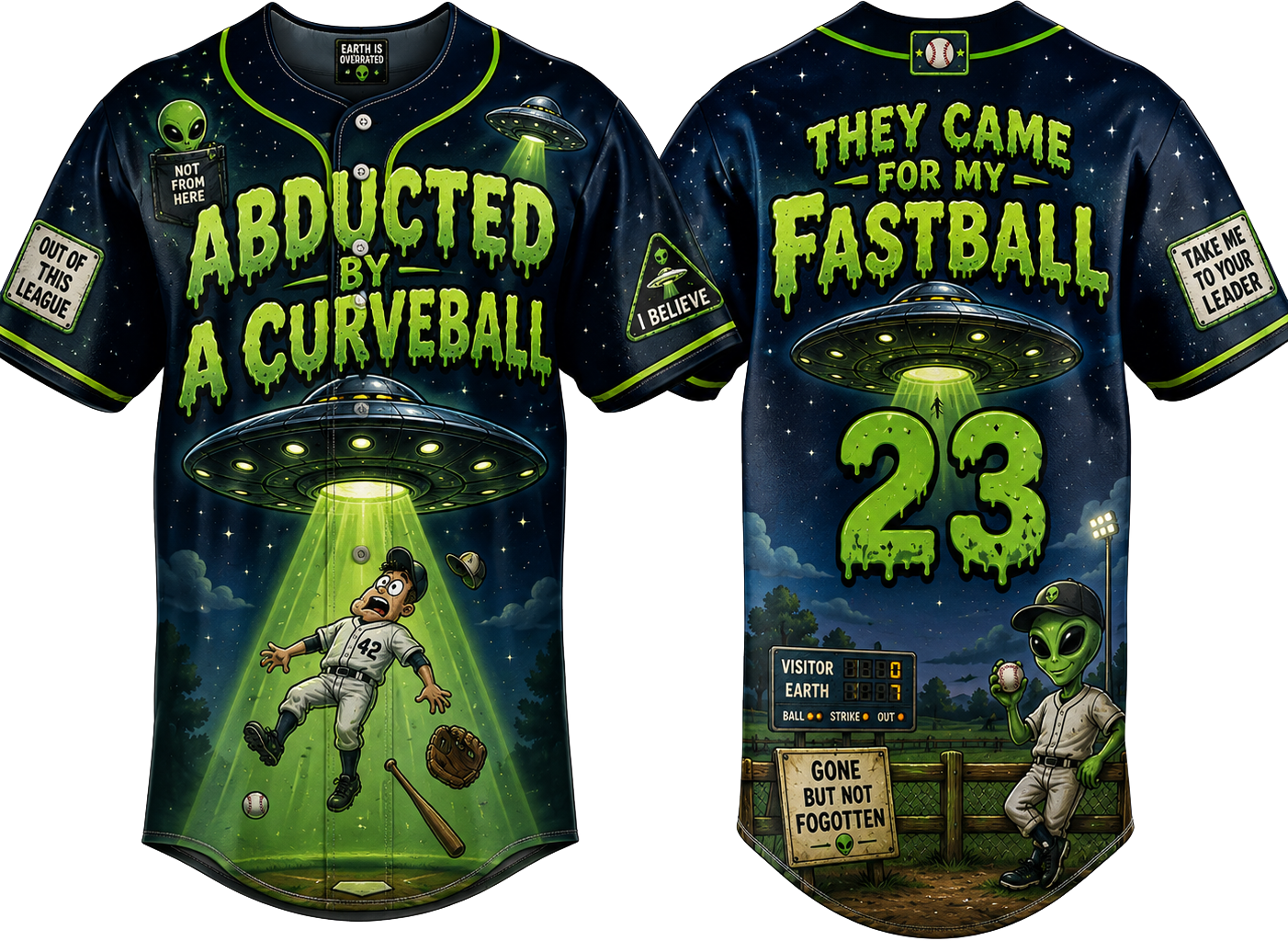 Party Jersey Mesh: Alien2