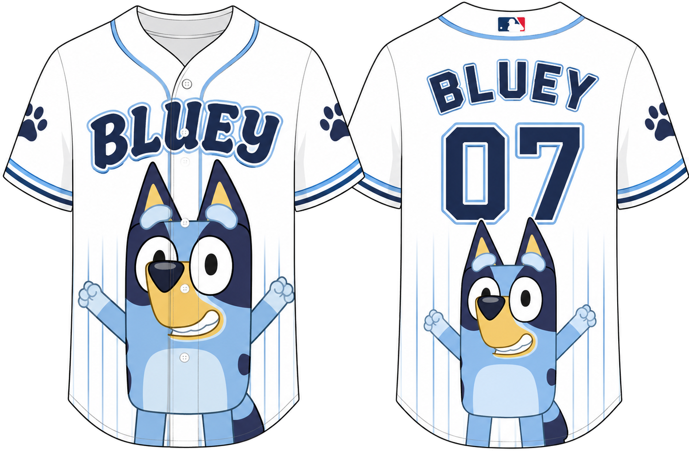 Party Jersey Mesh: Bluey2