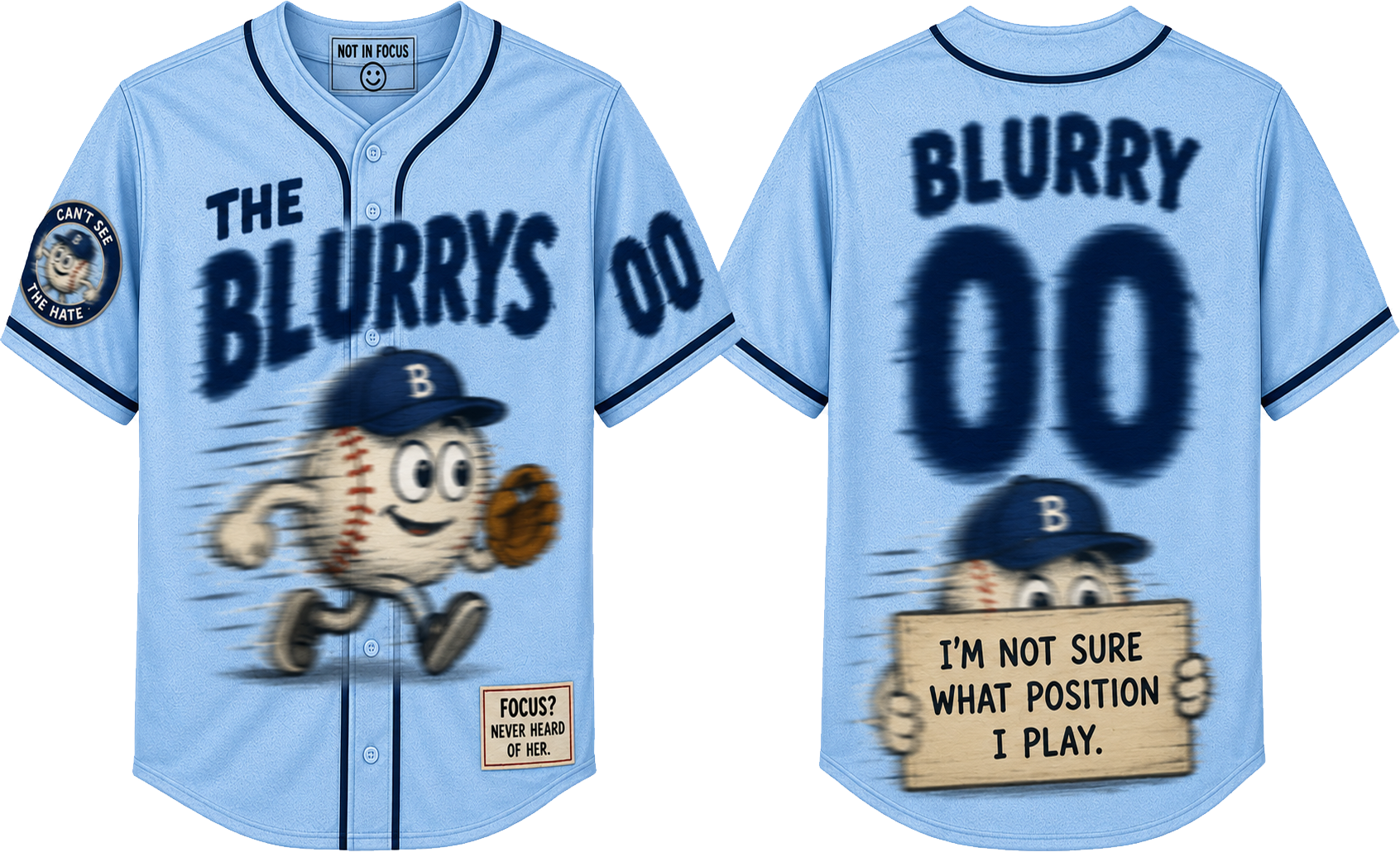 Party Jersey Mesh: Blurry