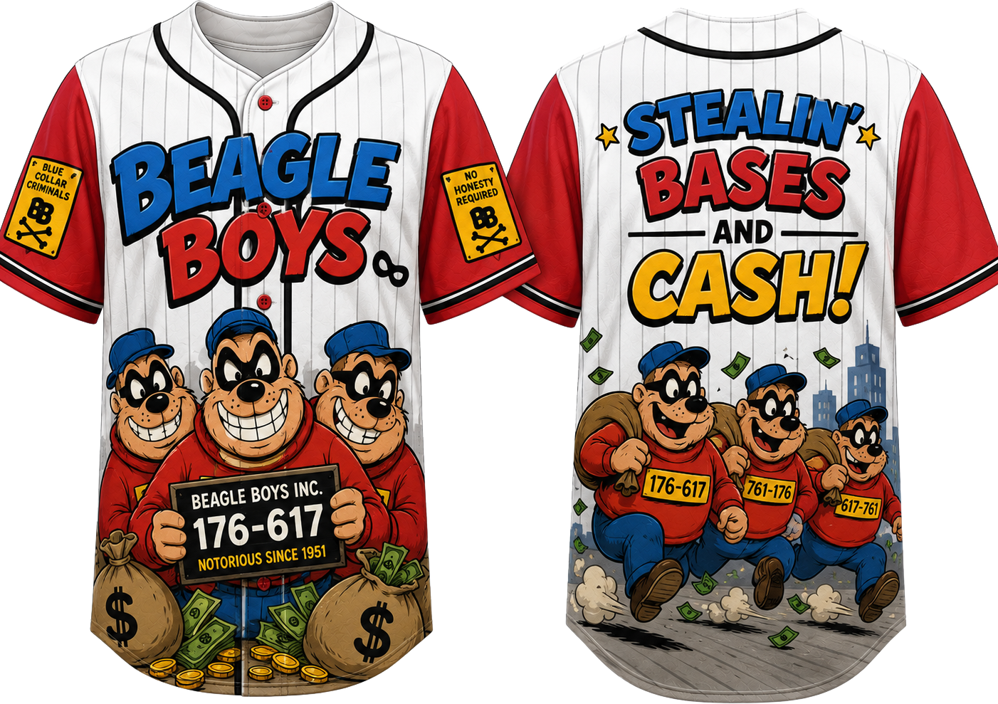 Party Jersey Mesh: Cartoon2