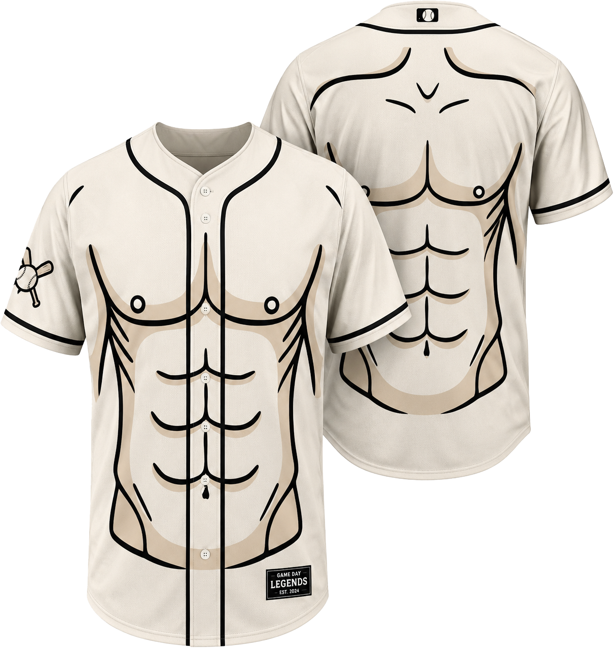 Party Jersey Mesh: Chest
