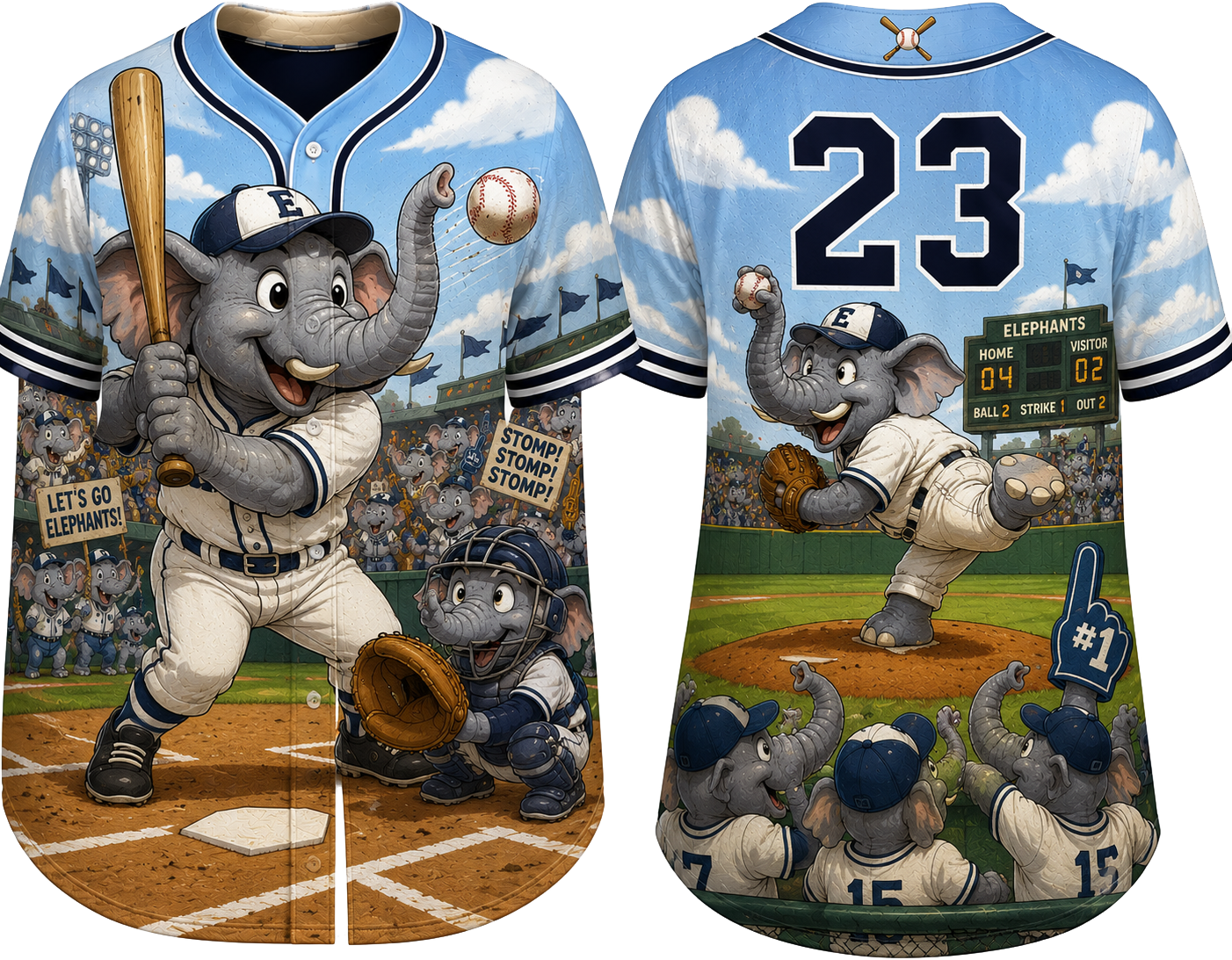 Party Jersey Mesh: