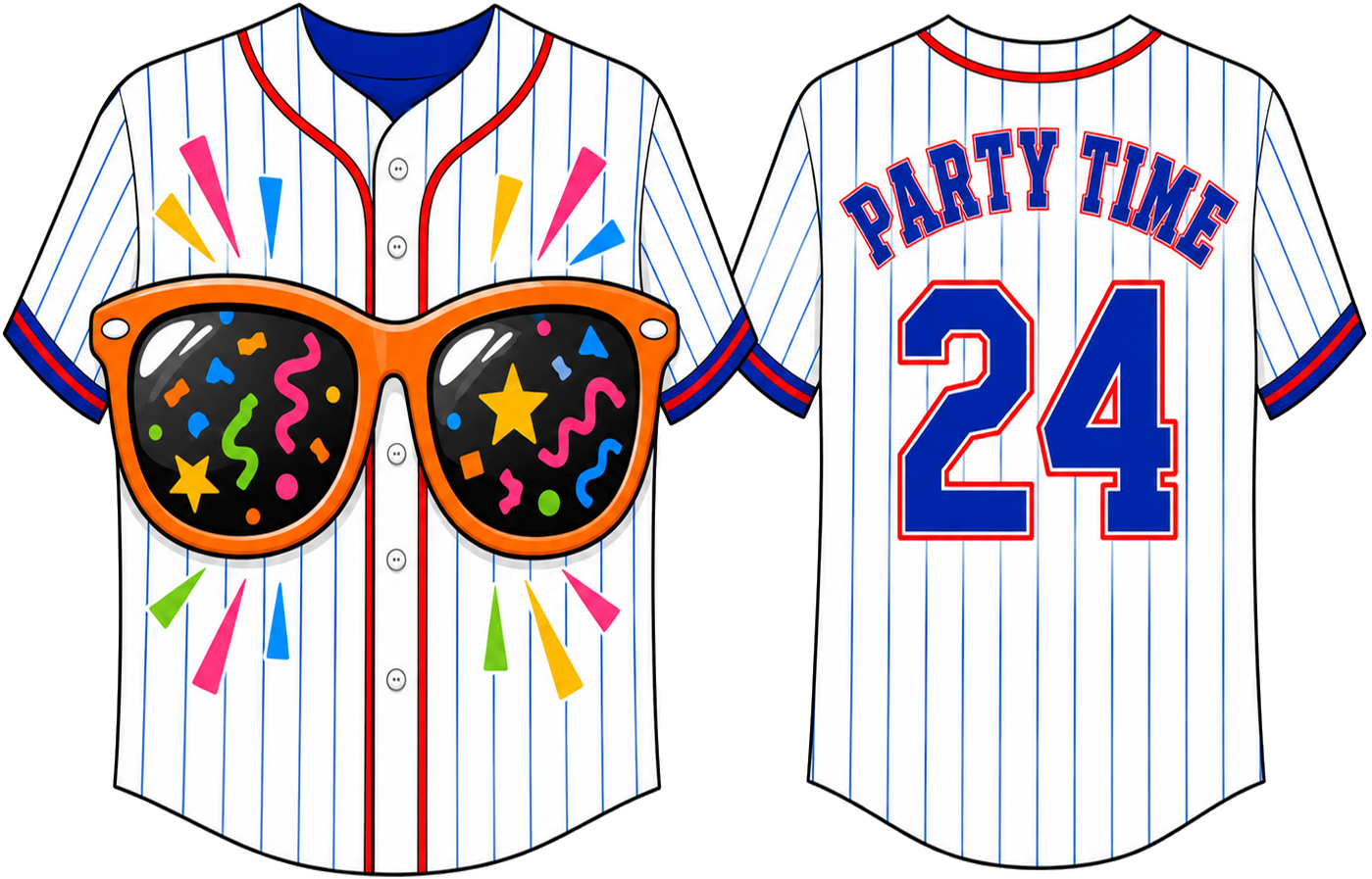 Party Jersey Mesh: