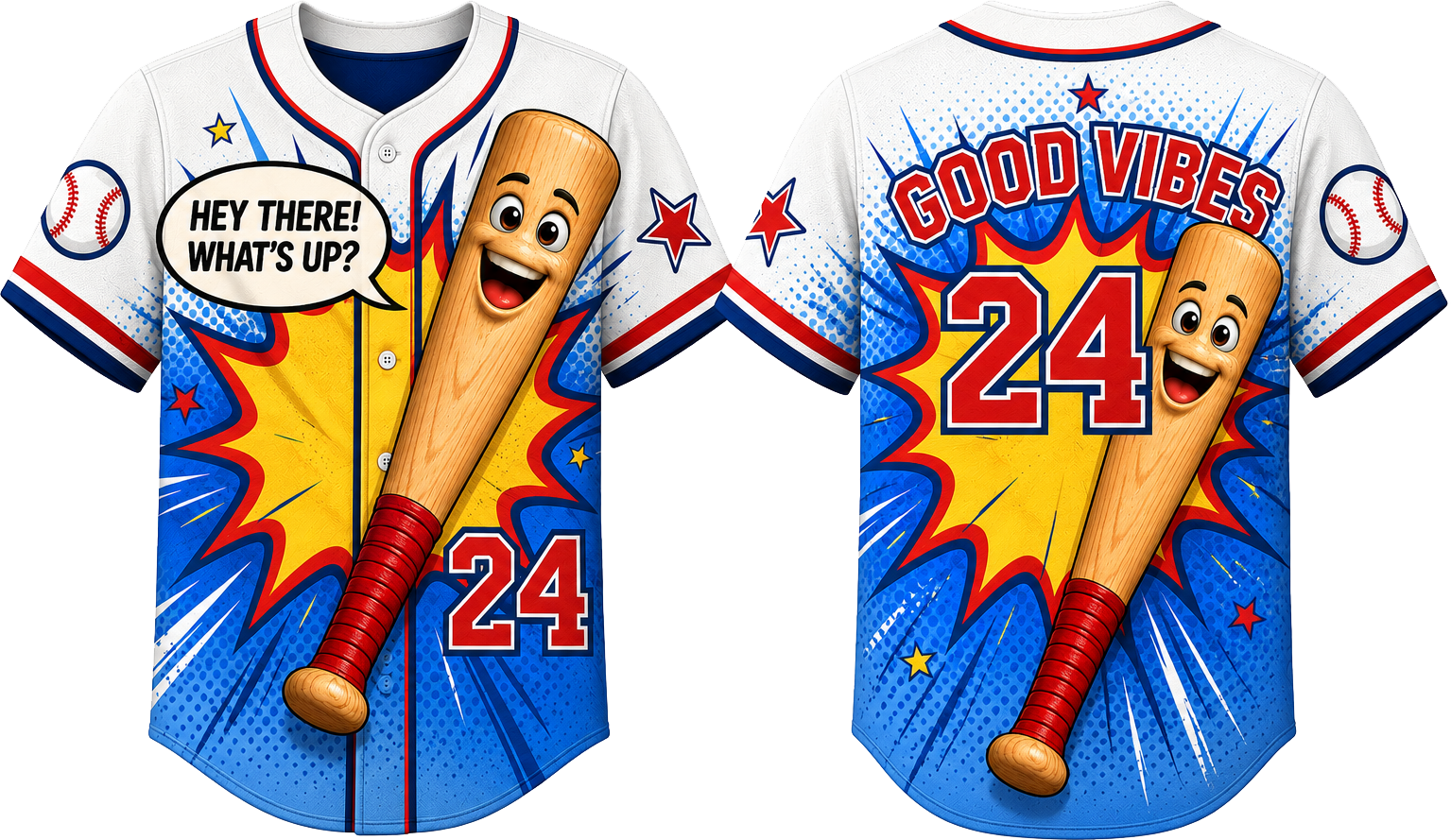 Party Jersey Mesh: