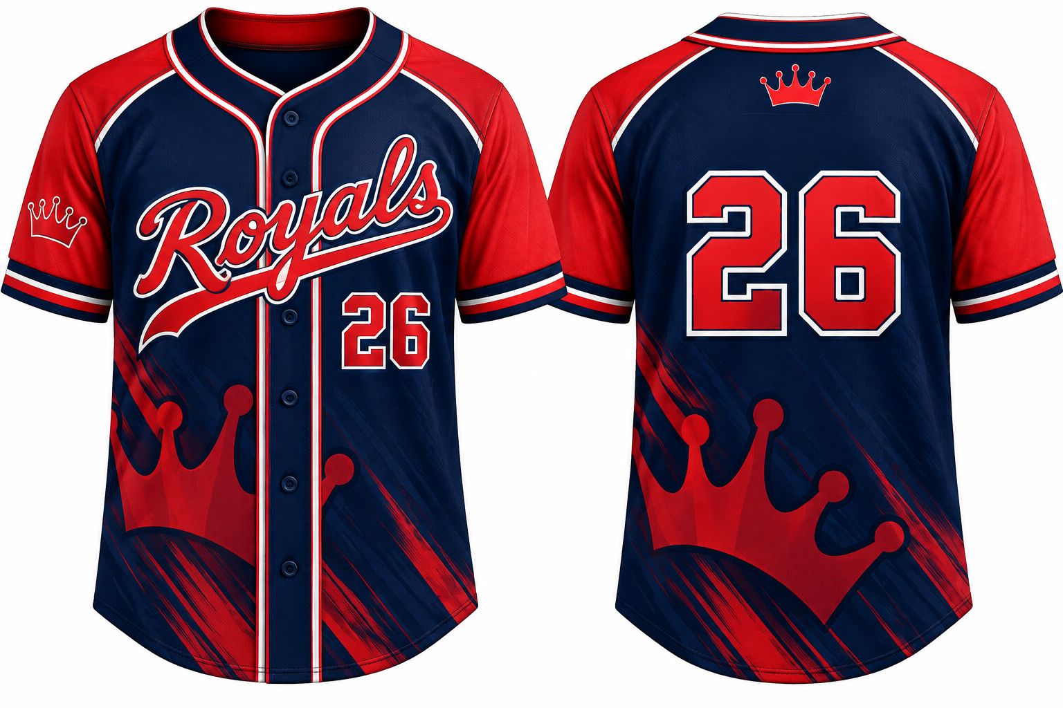 Royals Boxmeer Alternate Jersey, Flatback Mesh