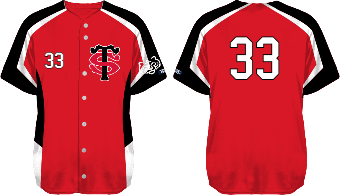 Stade Toulousain Jersey, Red: Flatback Mesh