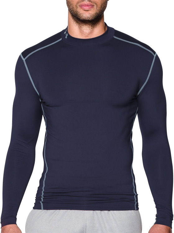 UnderArmour ColdGear Compression Ondershirt: Navy