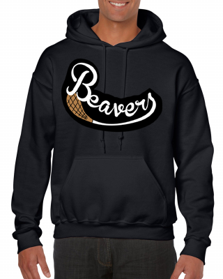 Vienna Beavers Hoodie: Black