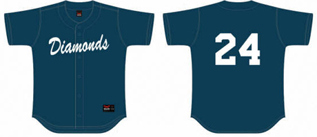 Maglia con diamanti