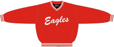Eagles PolyMicro Pullover Jack, red
